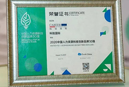 喜讯！！808钱包荣获“2020中国人力资源科技创新品牌30强”