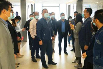 广东省人力资源和社会保险厅副厅长一行莅临808钱包汉中分公司视察领导